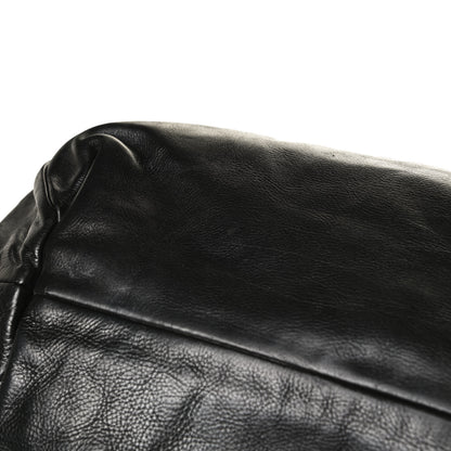 Prada Soft Calf Pleated Shoulder Bag Black 15 of 16