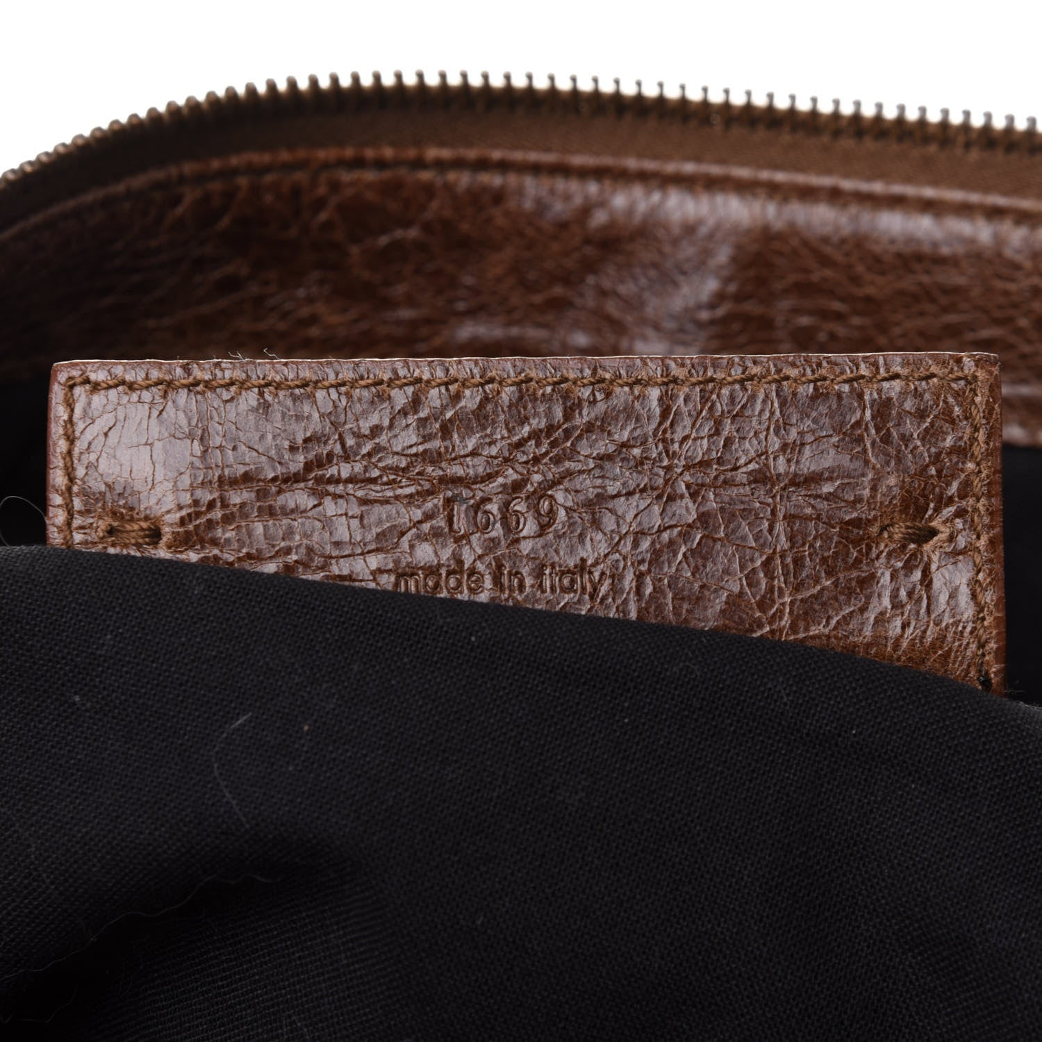 Balenciaga Agneau Classic Hardware Work Castagna 6 of 10