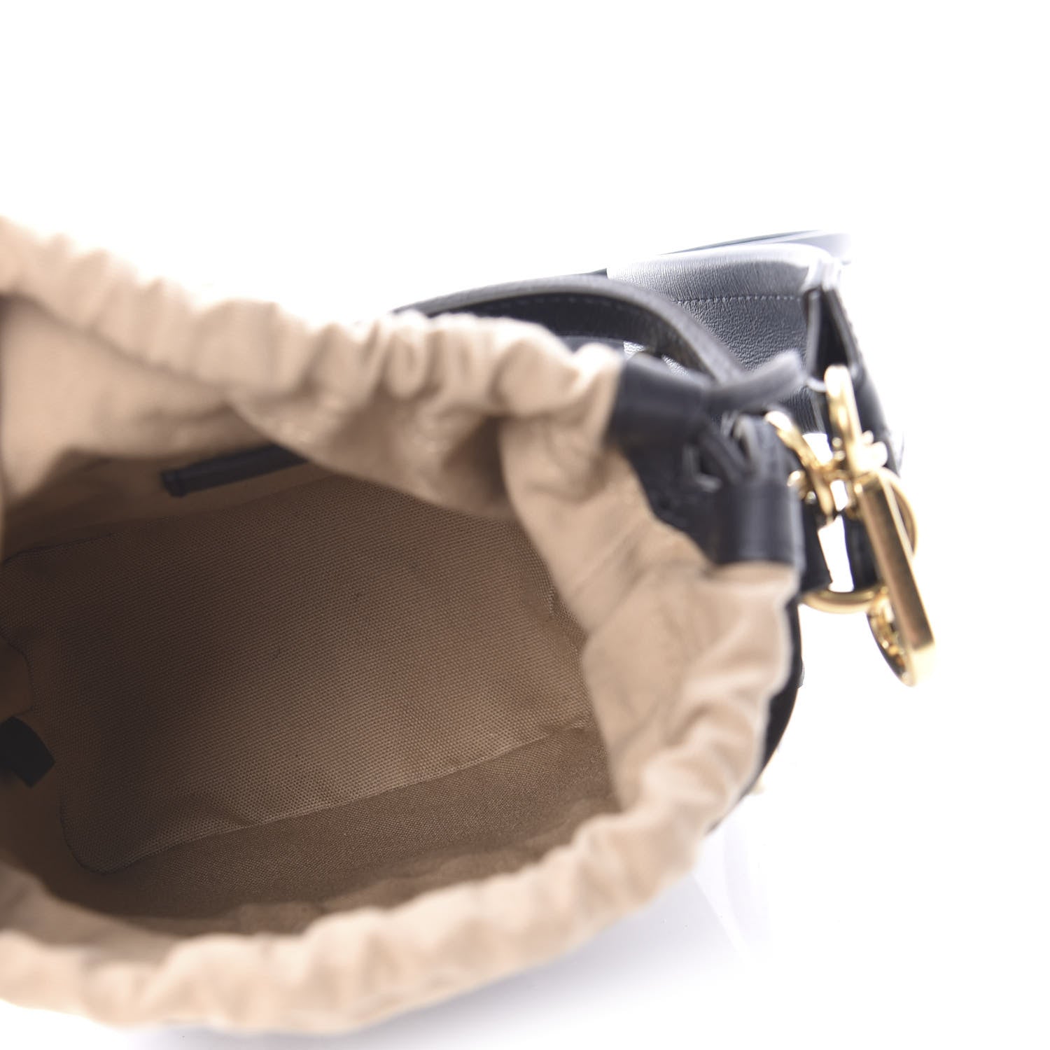 Chloe Smooth Calfskin Logo Mini Roy Bucket Bag Full Blue 5 of 9