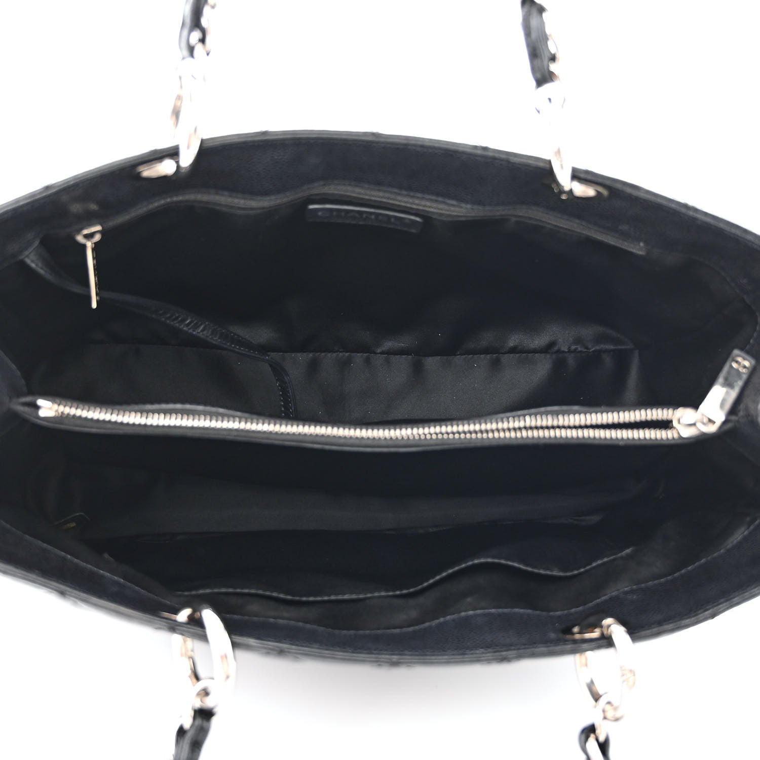 Chanel Caviar Quilted Grand Shopping Tote GST Black 5 of 10