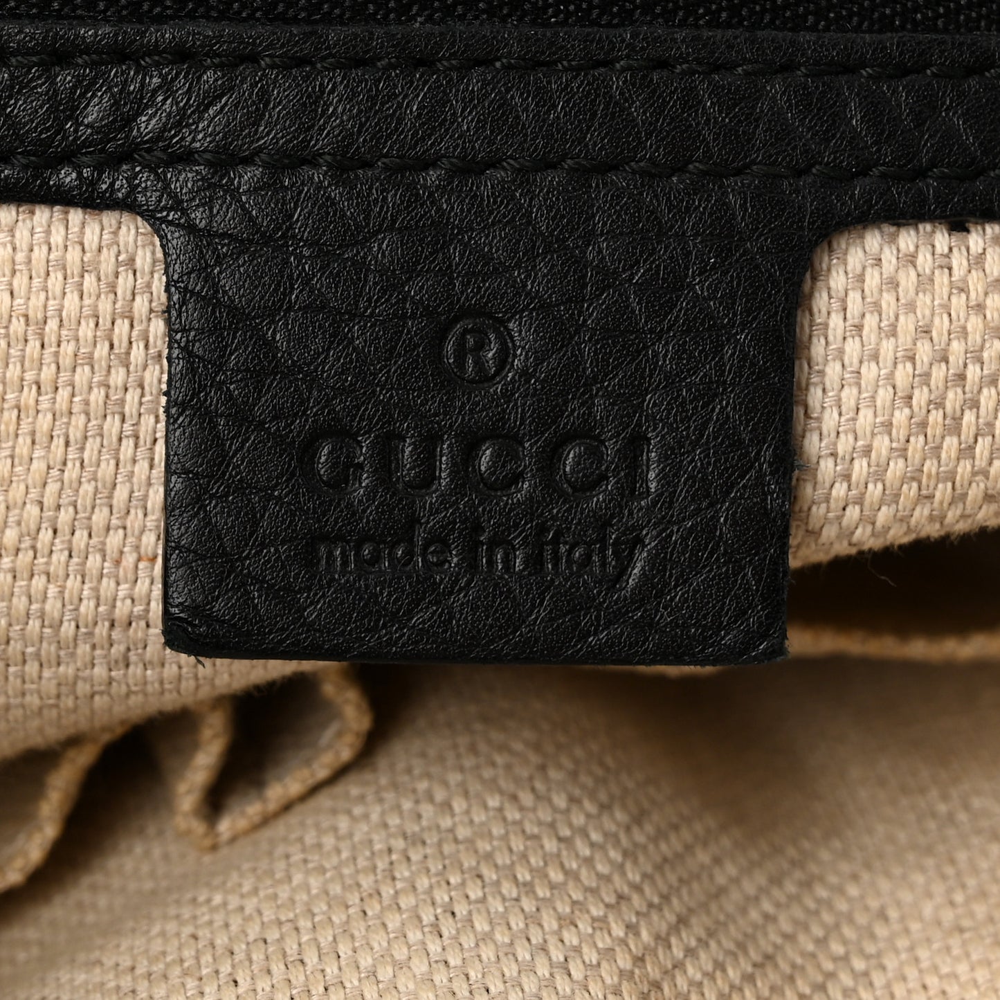 Pebbled Calfskin Medium Soho Chain Shoulder Bag Black