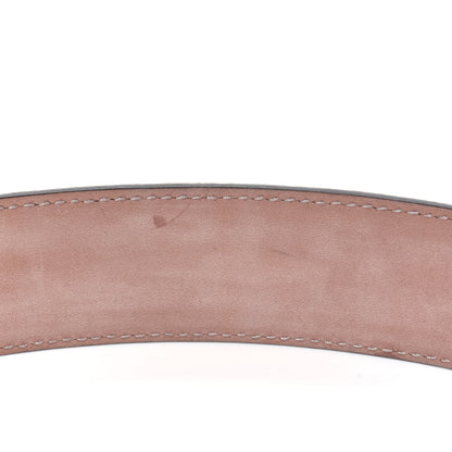 Gucci Moon Calfskin Interlocking G 37mm Belt 115 46 Storm Grey 6 of 10