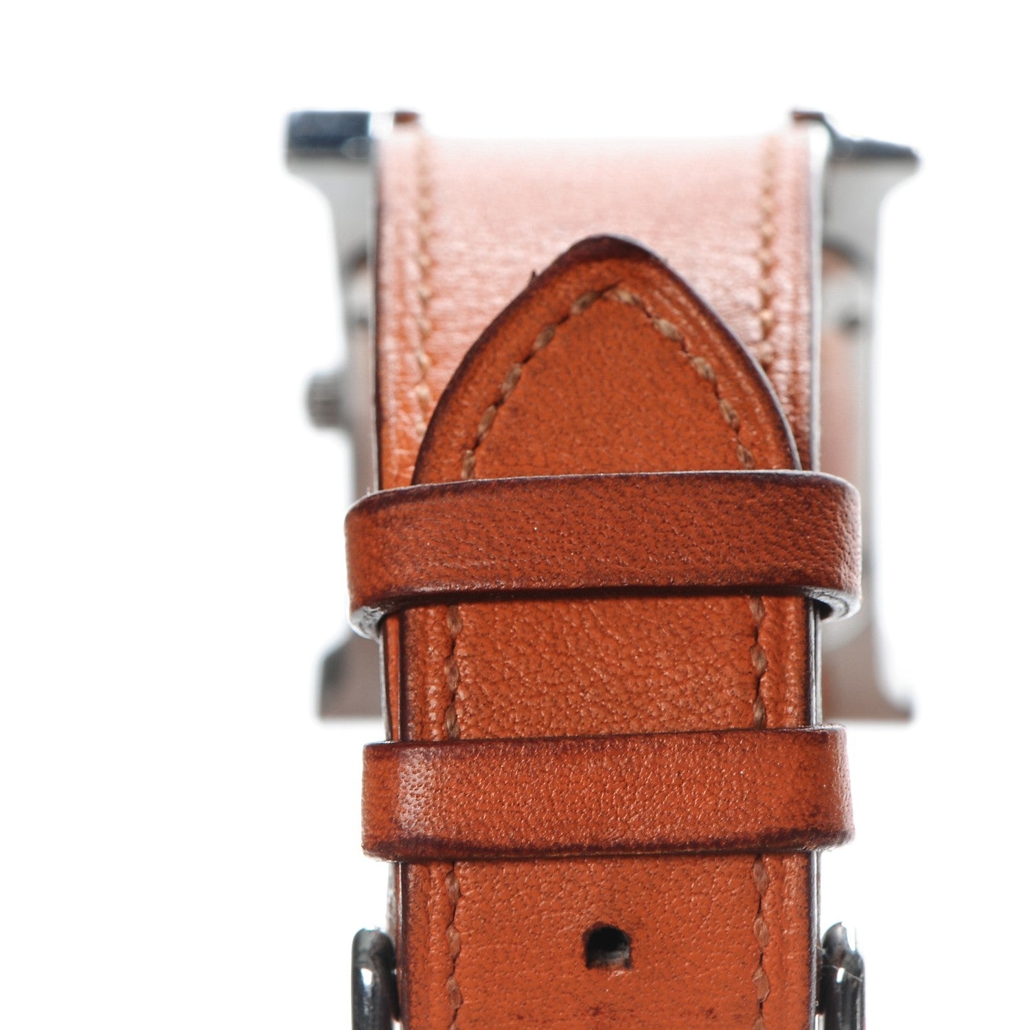 Hermes Stainless Steel 26mm Heure H Hour Quartz Watch Orange 9 of 9