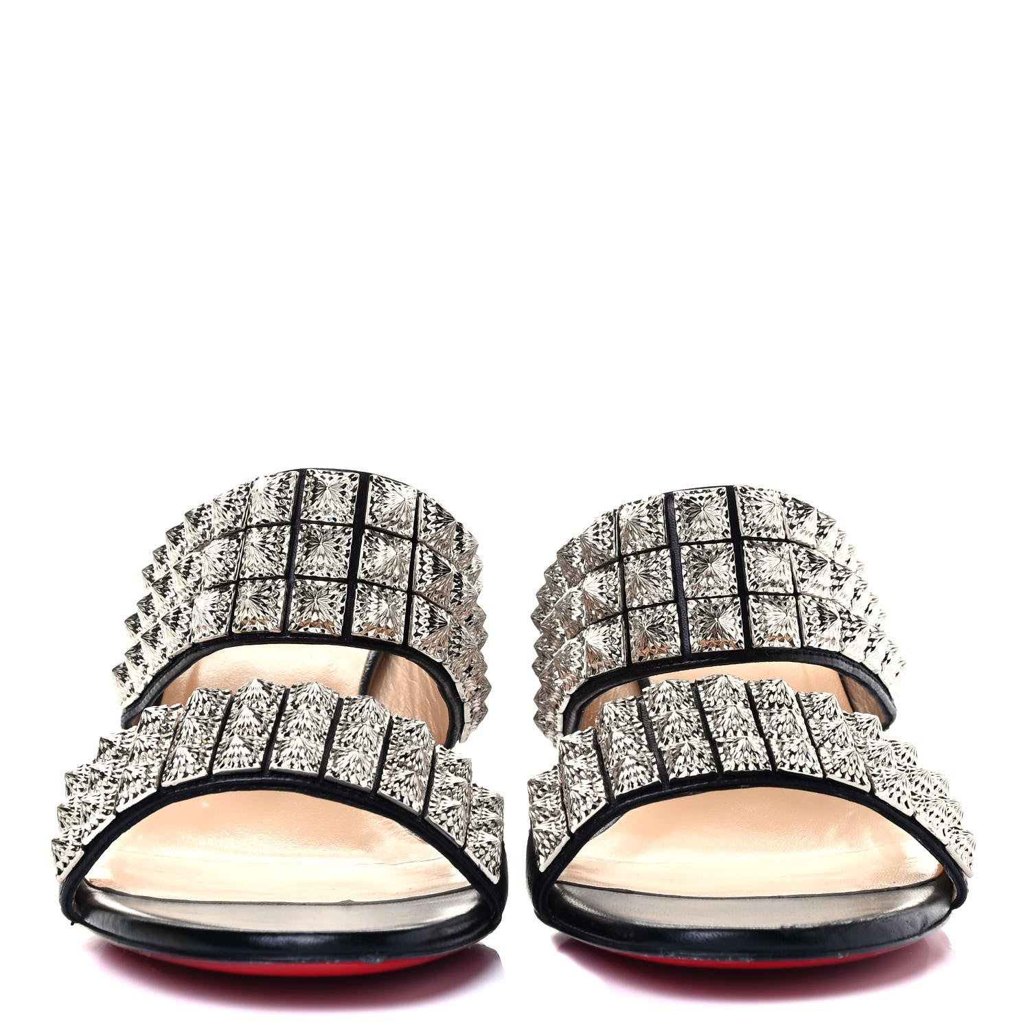 Christian Louboutin Nappa Myriadiam 55 Slide Sandals 39.5 Black 2 of 8