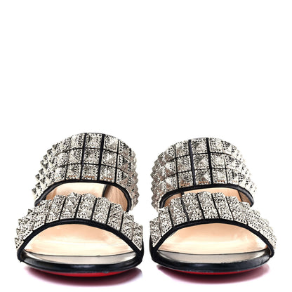Christian Louboutin Nappa Myriadiam 55 Slide Sandals 39.5 Black 2 of 8