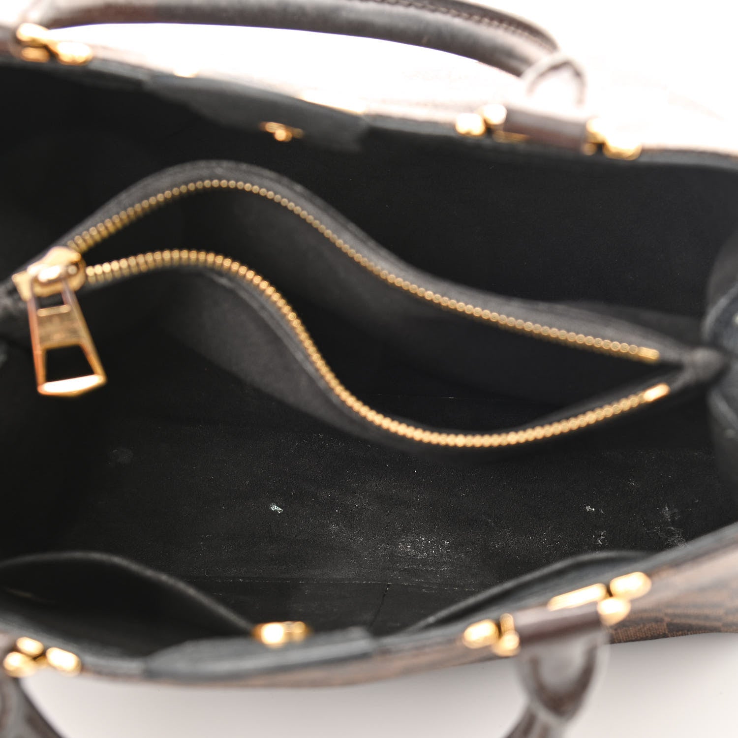 Louis Vuitton Damier Ebene Cuir Taurillon Brittany Black 5 of 16