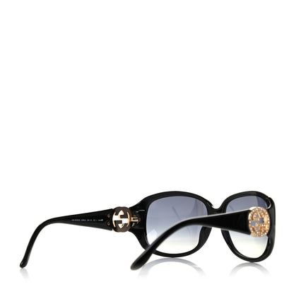 Gucci Acetate Crystal GG Sunglasses GG3578/S Black 4 of 4