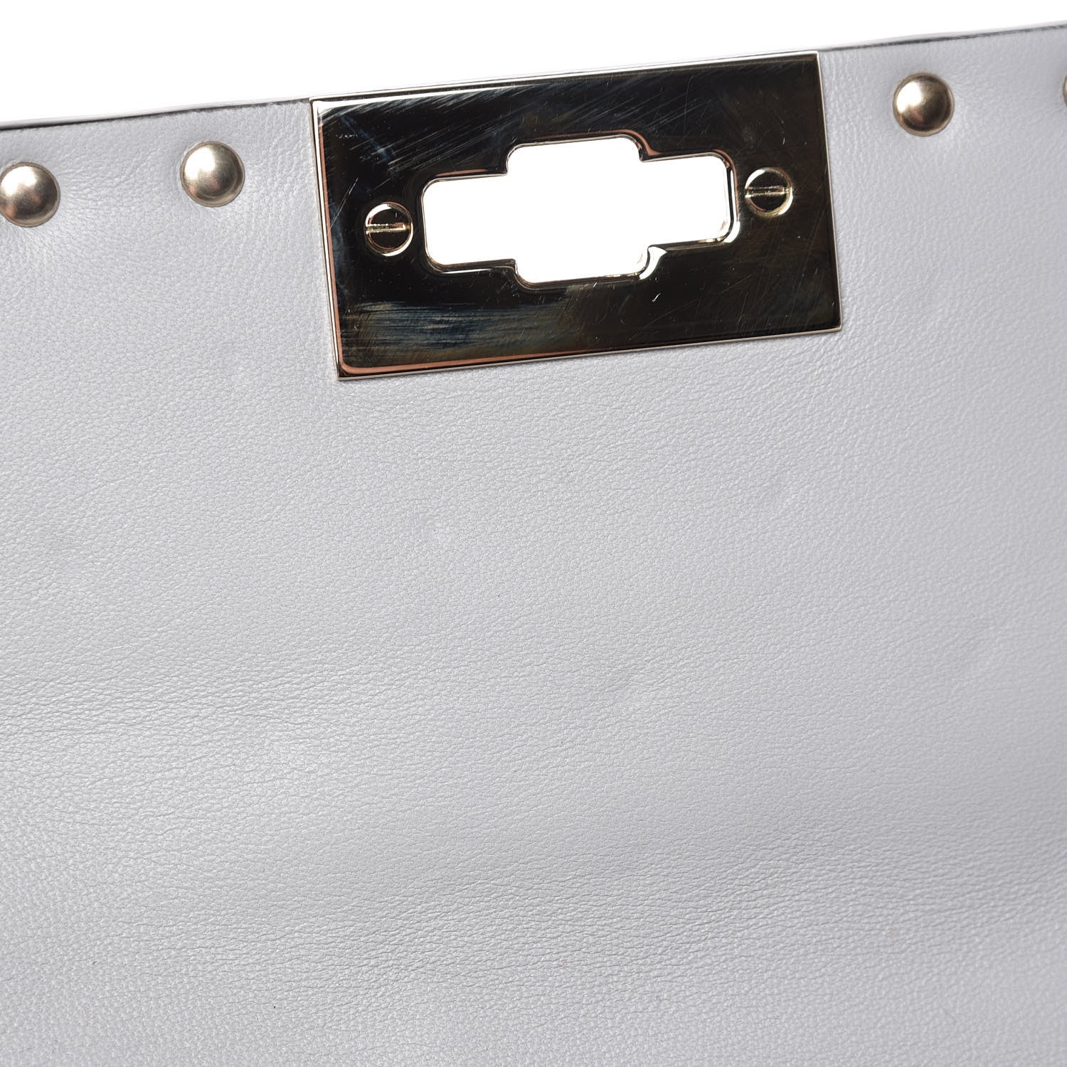 Valentino Garavani Nappa Medium Rockstud Spike Shoulder Bag Pastel Grey 7 of 8