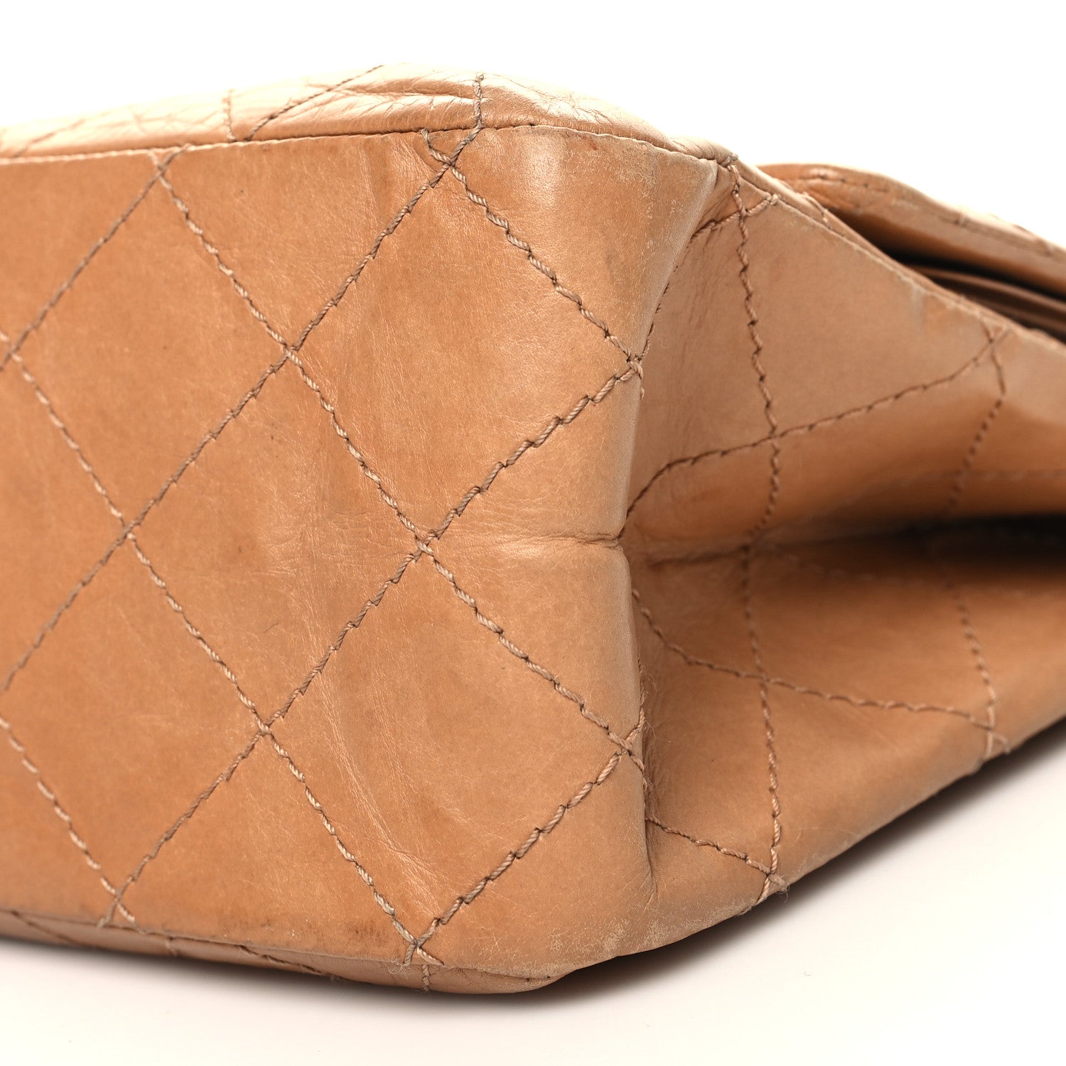 Chanel Aged Calfskin Quilted 2.55 Reissue 227 Flap Brown 10 of 14