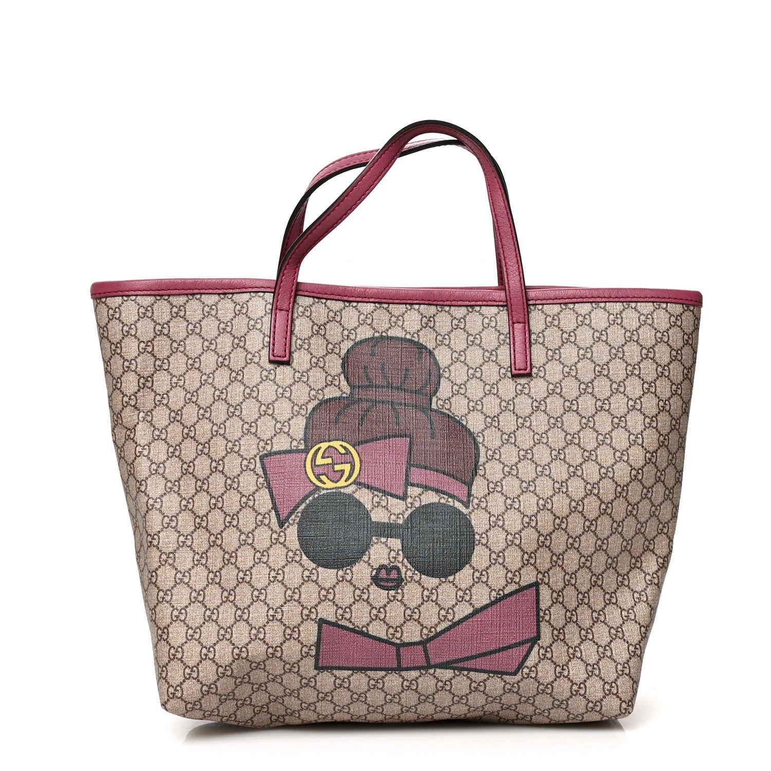 Gucci GG Supreme Monogram Kid's Doll Print Tote 1 of 9
