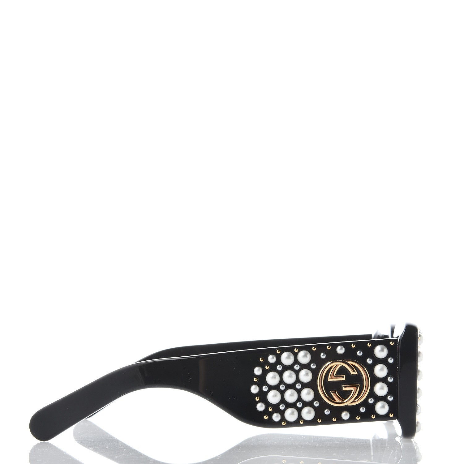 Gucci Pearl Hollywood Forever Sunglasses GG0146S Black 3 of 9