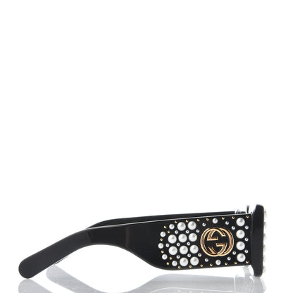 Gucci Pearl Hollywood Forever Sunglasses GG0146S Black 3 of 9