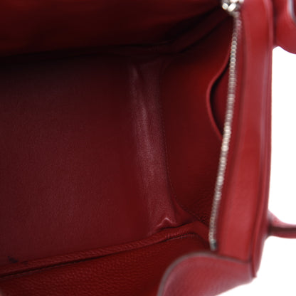 Hermes Taurillon Clemence Lindy 34 Rouge Vif 15 of 16