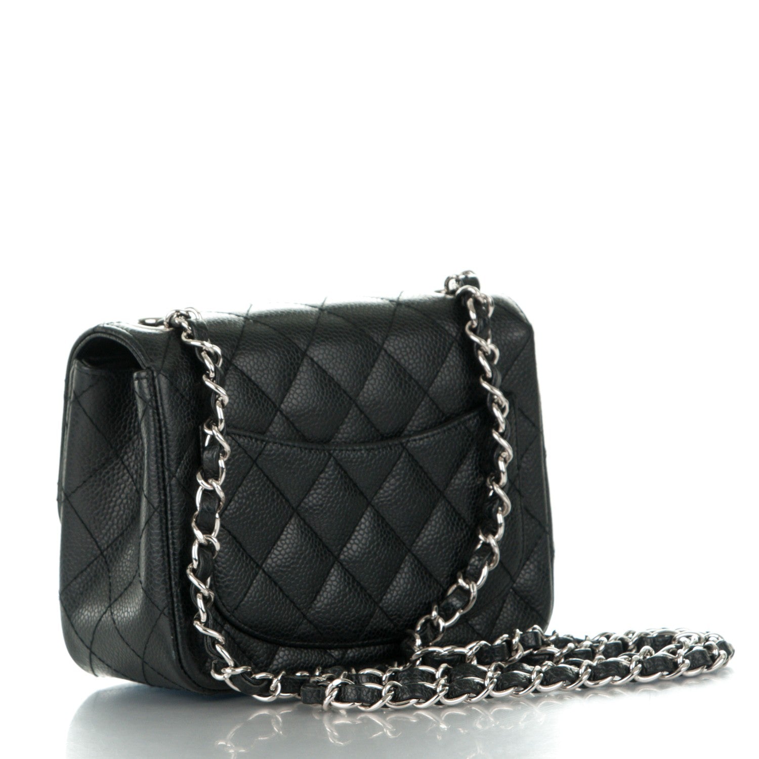 Chanel Caviar Quilted Mini Square Flap Black 3 of 8