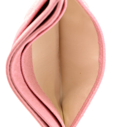 Chanel Iridescent Caviar Quilted Card Holder Pink 9 of 9
