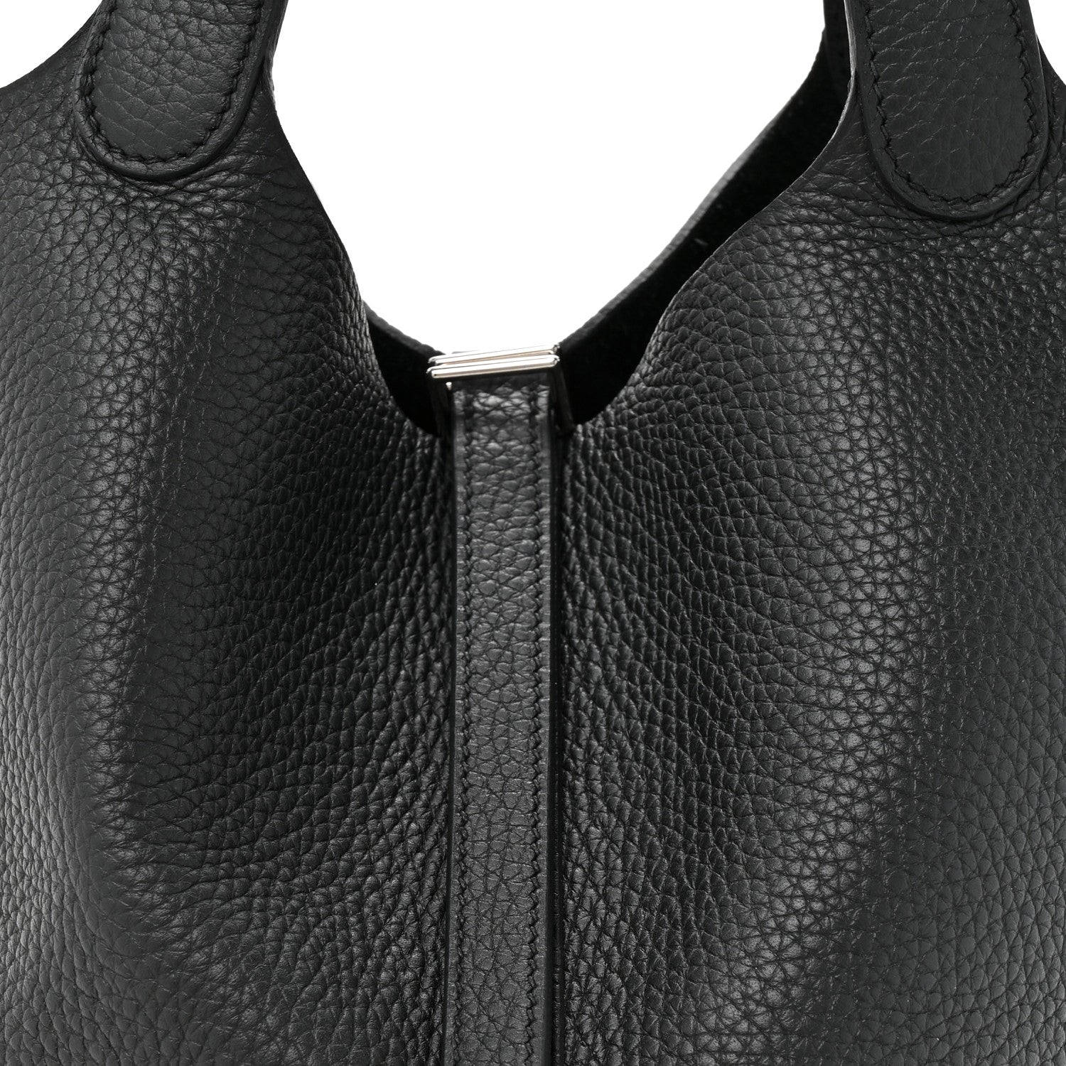 Hermes Taurillon Clemence Picotin Lock 22 MM Black Black 8 of 10