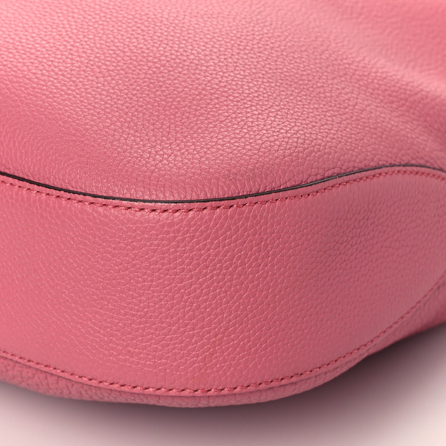 Soft Grained Calfskin Large Jackie Hobo Glossy Pink