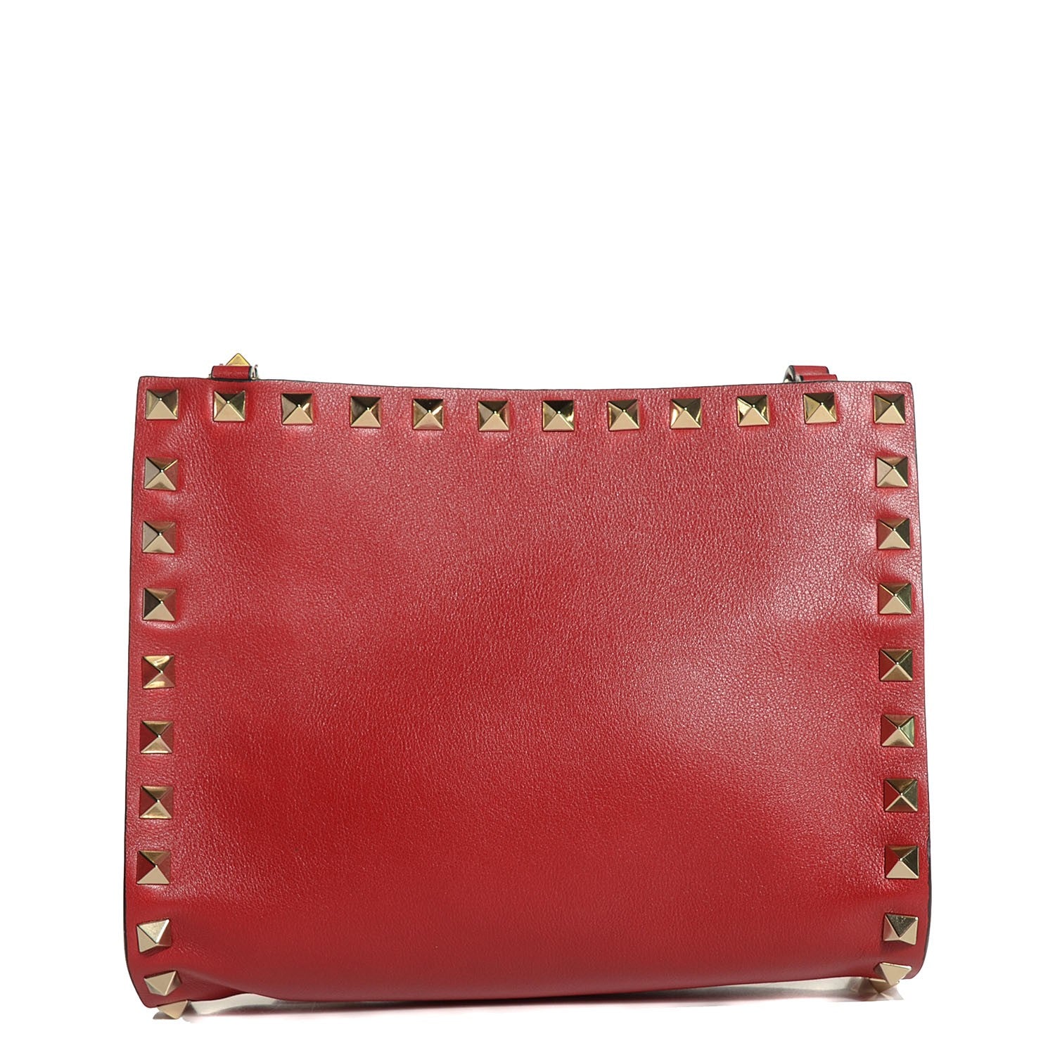 Valentino Garavani Calfskin Mini Rockstud Crossbody Bag Red 1 of 9