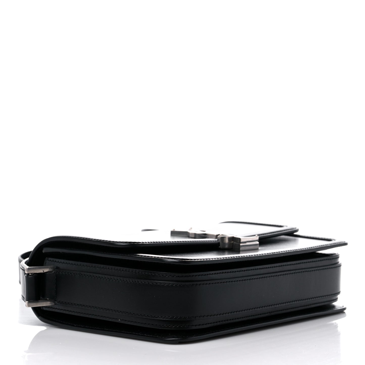 Box Calfskin Monogram Medium Solferino Satchel Black