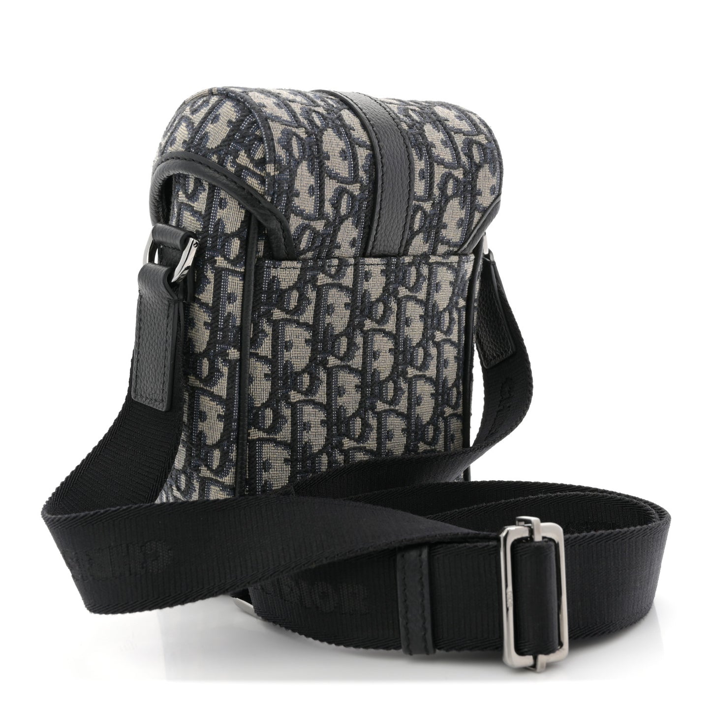 Oblique Vertical Mini Messenger Flap Blue