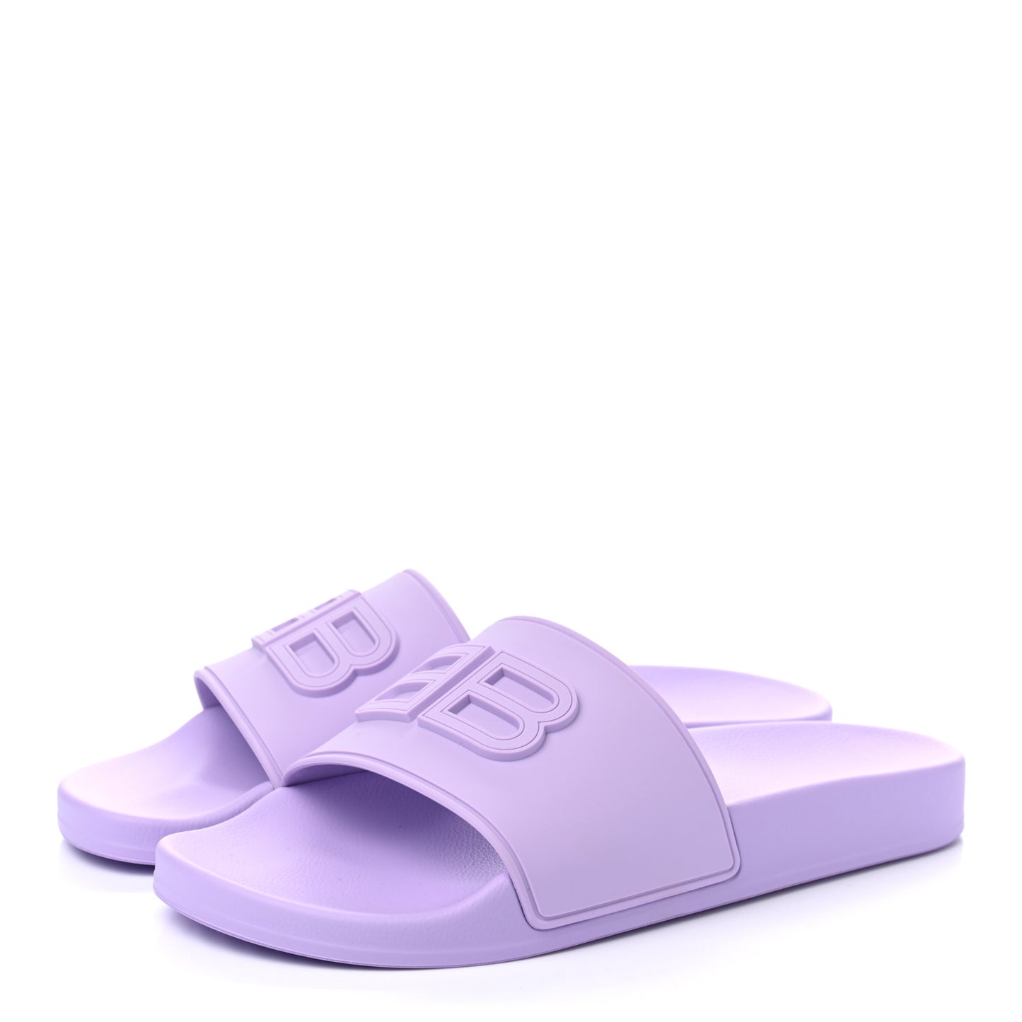 Rubber BB Womens Pool Slide Sandals 40 Lilac