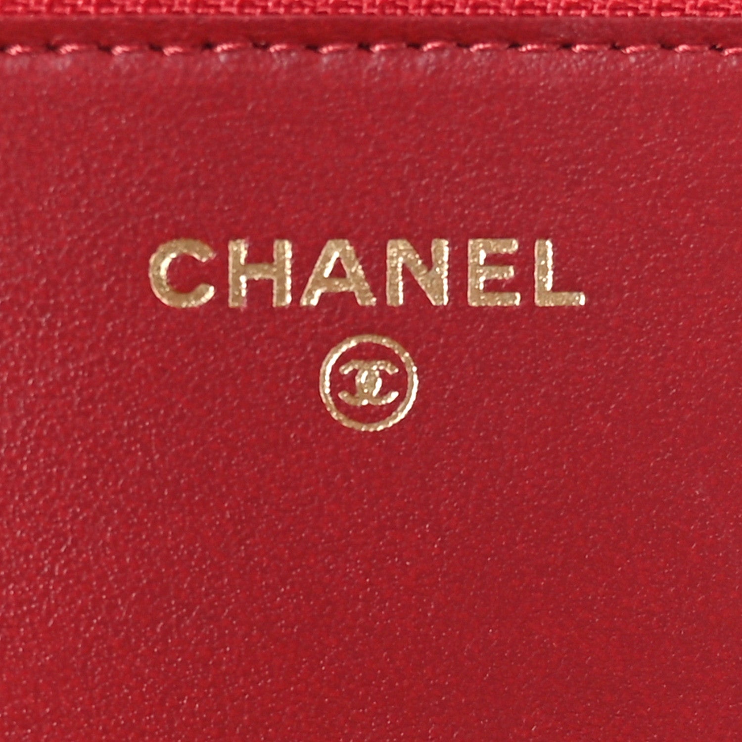 Chanel Caviar Quilted Boy Wallet On Chain WOC Red 7 of 11