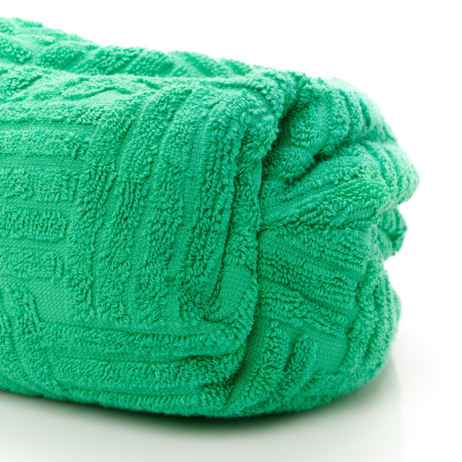 Bottega Veneta Sponge Fabric The Pouch Clutch Grass 11 of 11
