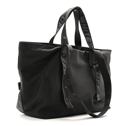 Off-White Nylon Small Commercial Tote Black 3 of 10