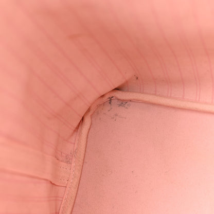 Louis Vuitton Damier Ebene Neo Neverfull MM Rose Ballerine 11 of 12