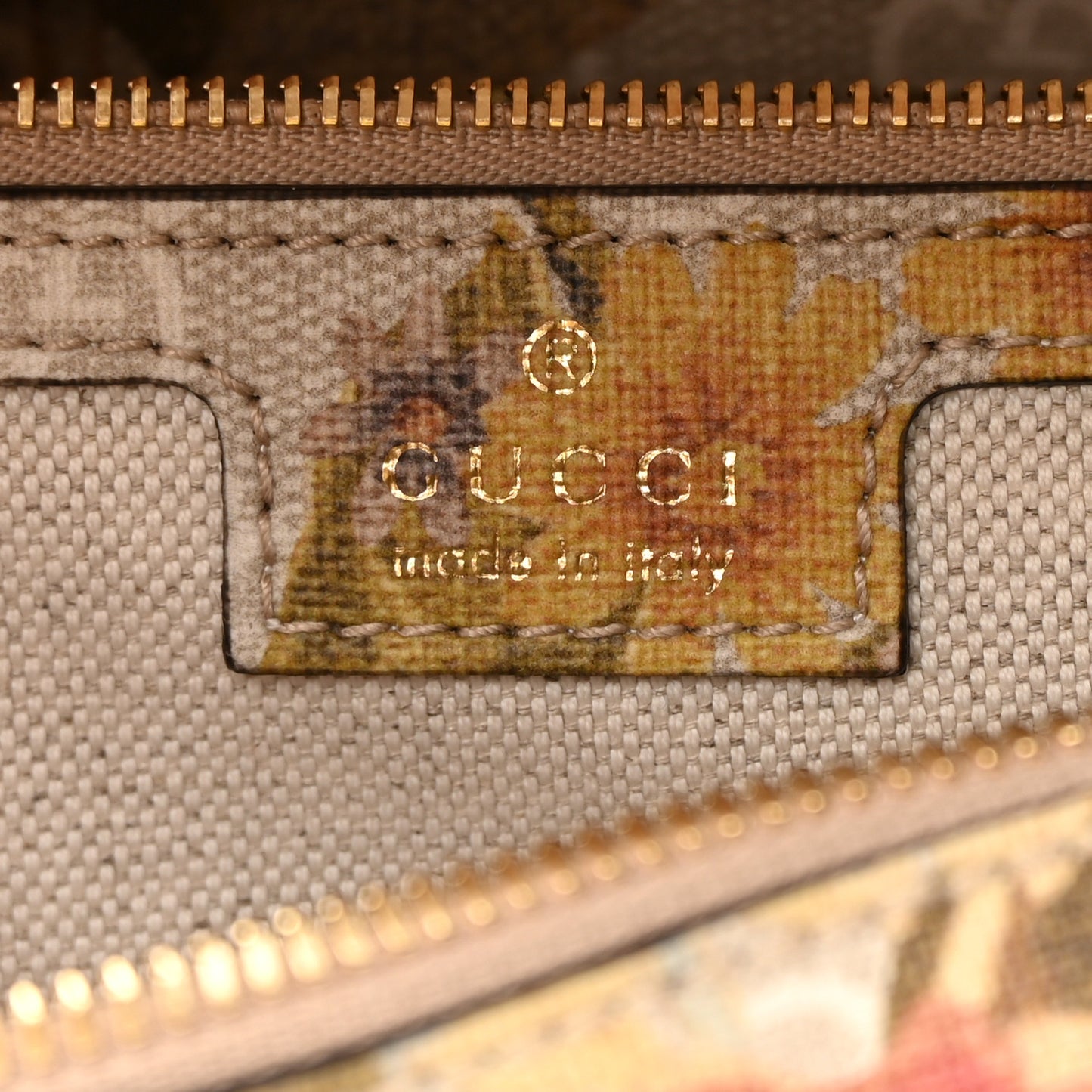 GG Supreme Monogram Water Flora Web Studded Mini Ophidia Flap Shoulder Bag Beige White Multicolor