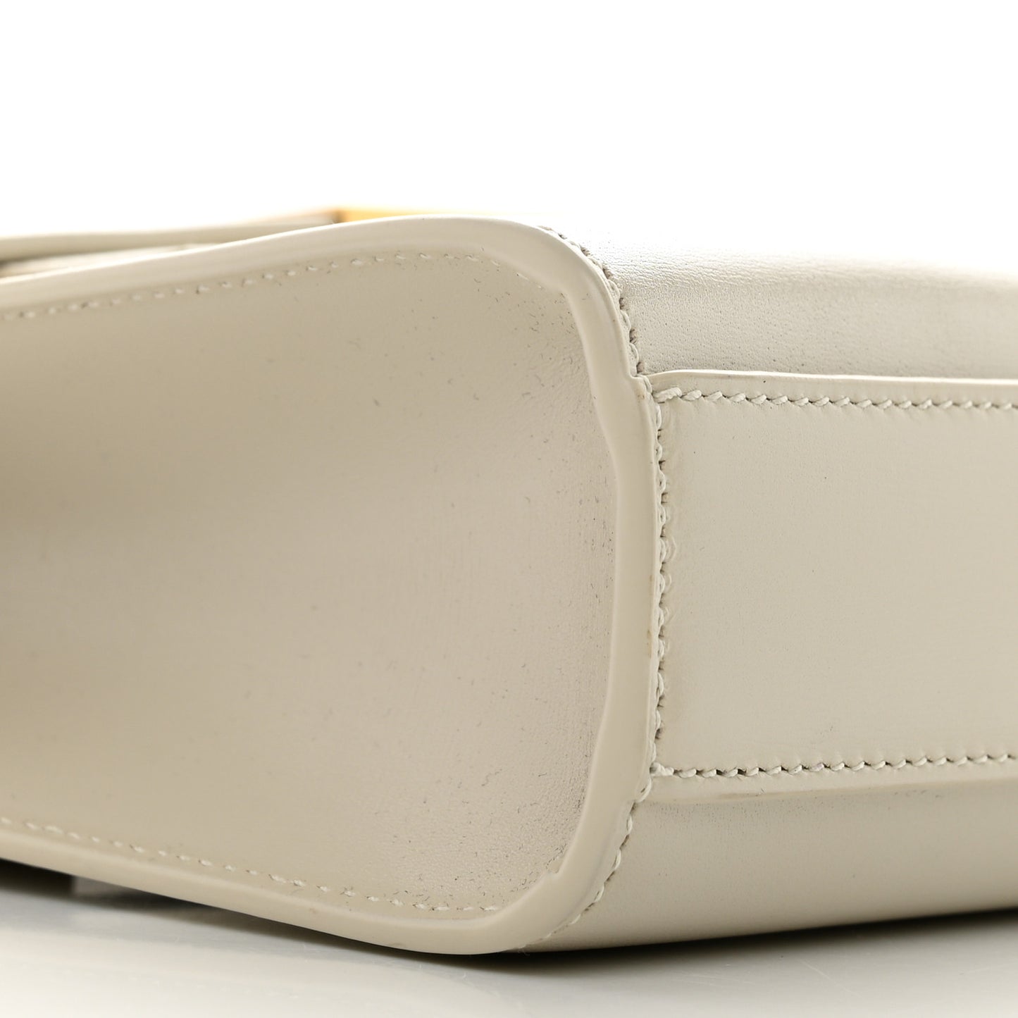 Smooth Calfskin Manhattan Shoulder Bag Crema Soft
