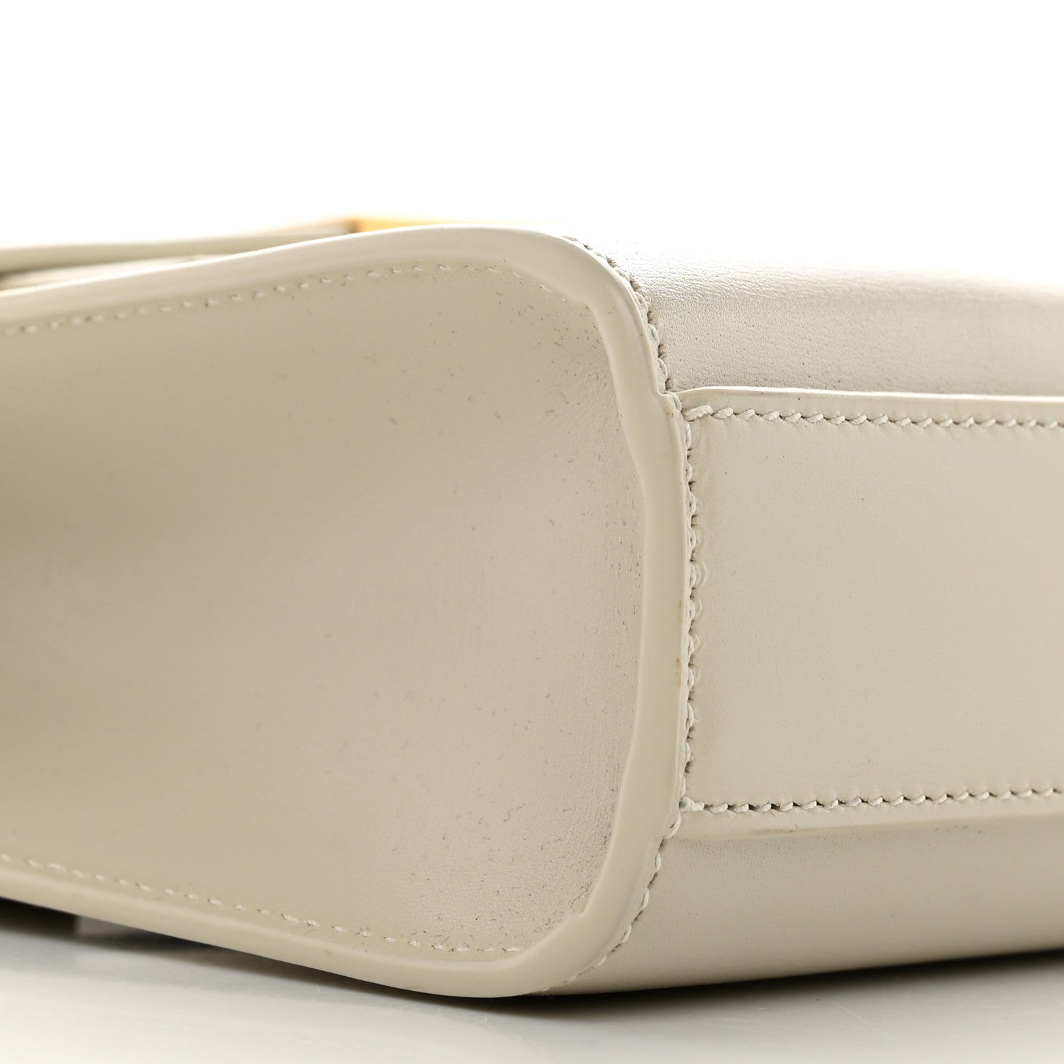 Saint Laurent Smooth Calfskin Manhattan Shoulder Bag Crema Soft 9 of 10