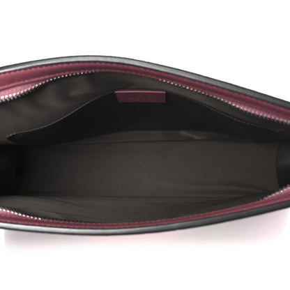 Gucci GG Supreme Monogram Blooms Large Cosmetic Case Beige Multicolor Dry Rose 5 of 10