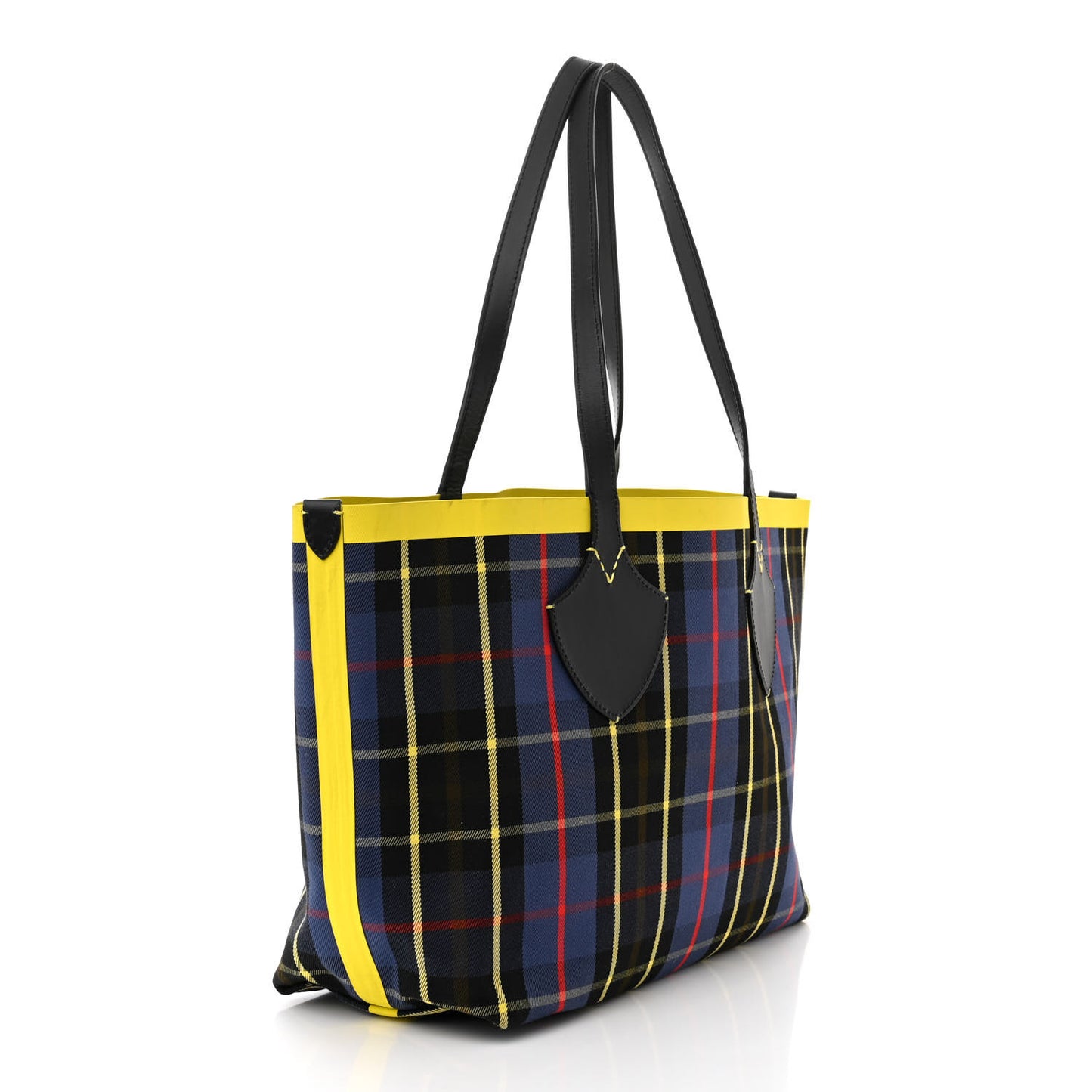 Vintage Check Medium The Giant Reversible Tote Racing Green Cobalt Blue