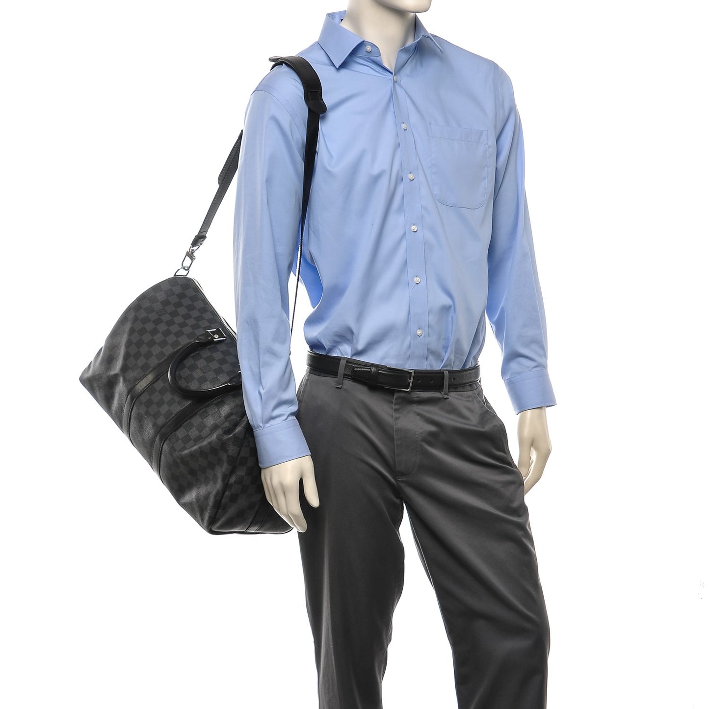 Damier Graphite Keepall Bandouliere 45