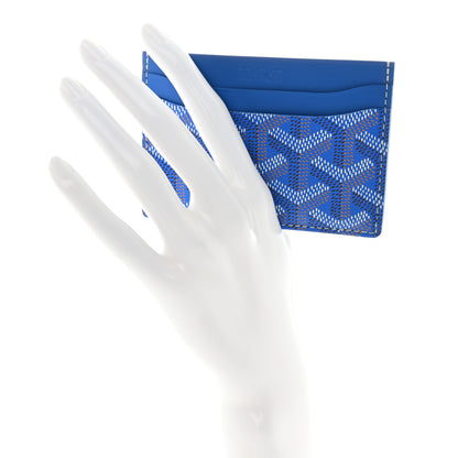 Goyard Goyardine Saint Sulpice Card Holder Sky Blue 2 of 7