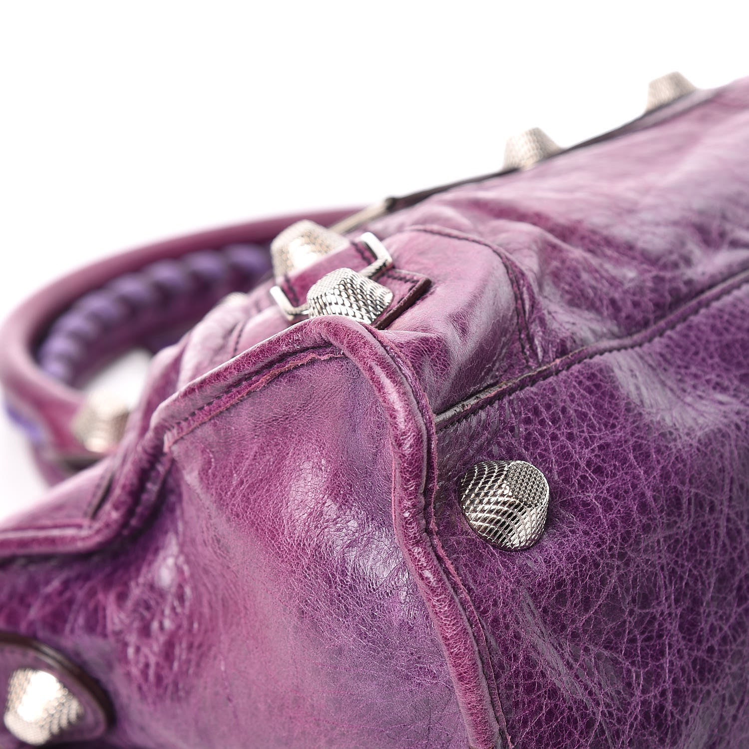 Balenciaga Agneau Giant 21 Silver Hardware Part Time Raisin 8 of 11