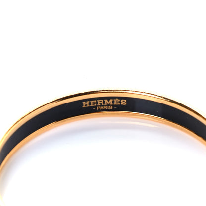 Hermes Enamel Printed Colliers de Chiens Narrow Bracelet size 65 2 of 4