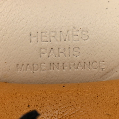 Hermes Milo Lambskin Grigri Rodeo Pegase Horse Bag Charm PM Sesame Black Nata 3 of 5