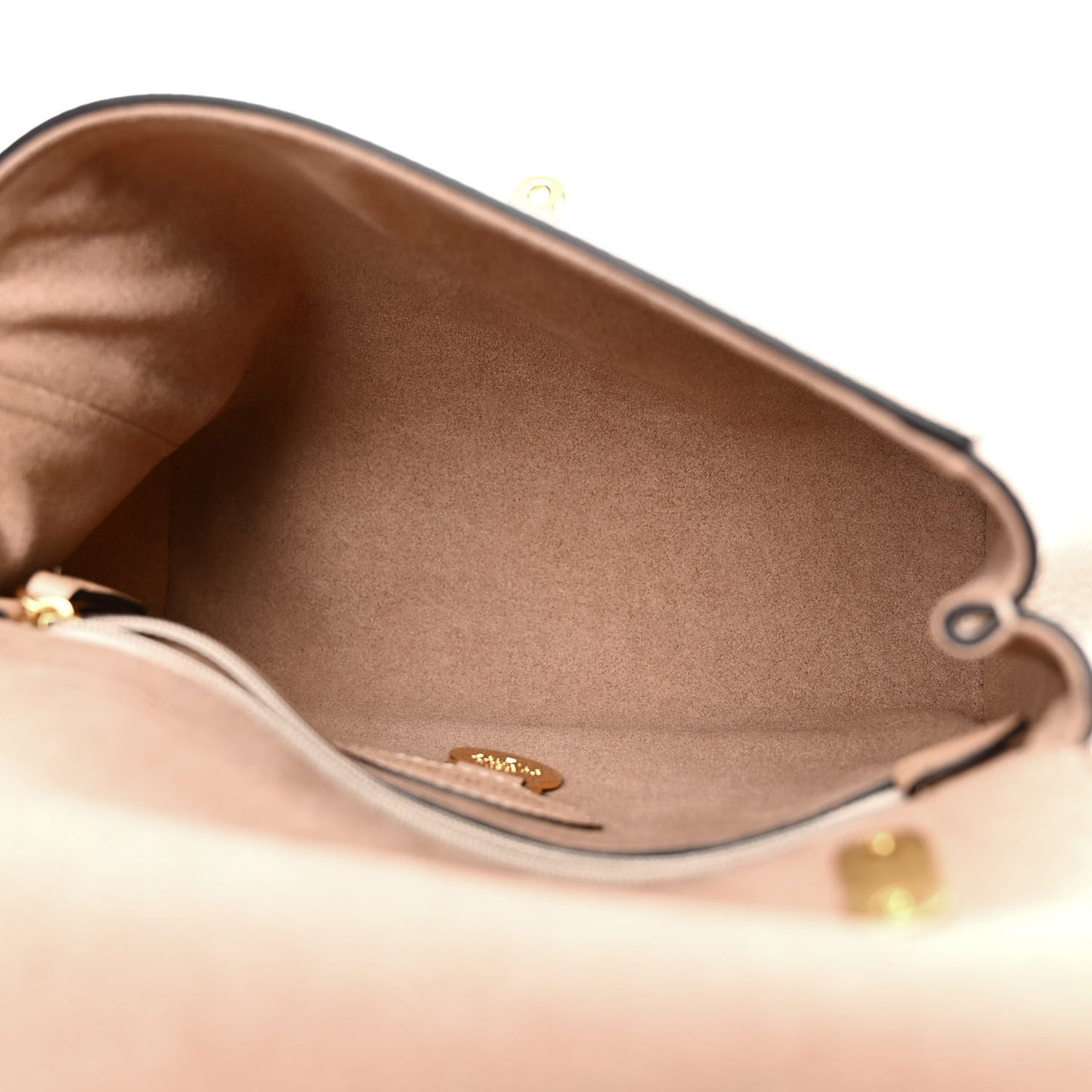 Small Classic Grain Calfskin Small Lily Flap Light Salmon