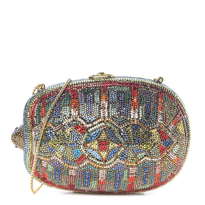 Judith Leiber Crystal Turtle Minaudiere Clutch Multicolor 1 of 8