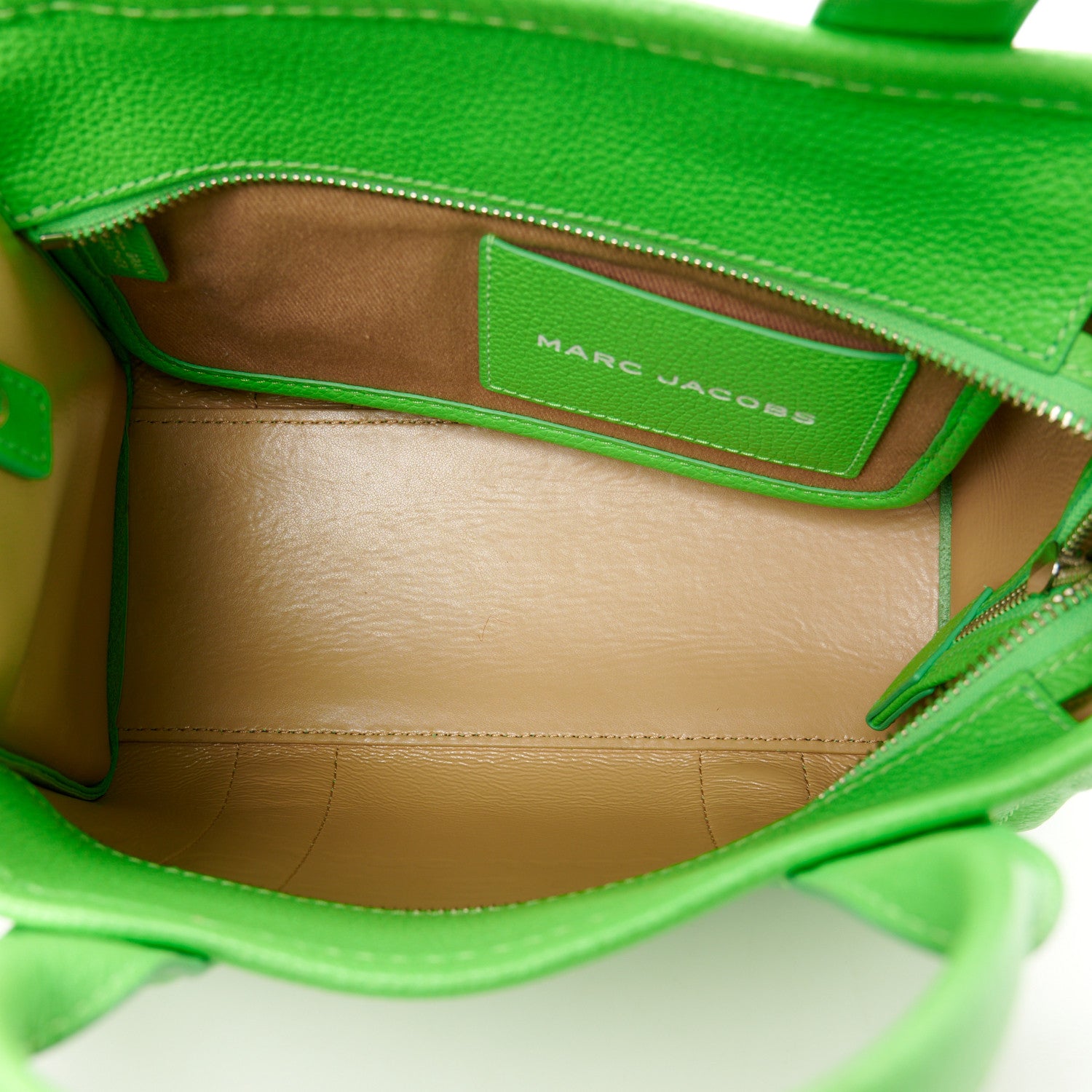 Marc Jacobs Grained Calfskin Small The Tote Bag Apple 5 of 13