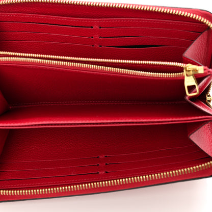 Louis Vuitton Empreinte Zippy Wallet Scarlet 6 of 10