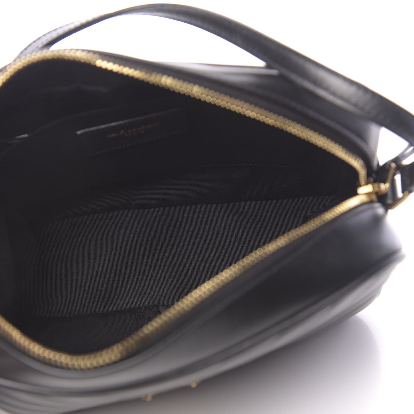 Calfskin Matelasse Monogram Lou Camera Bag Black