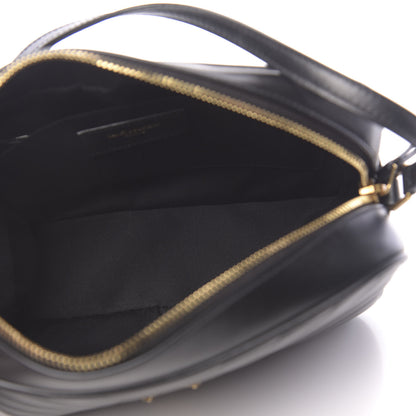 Saint Laurent Calfskin Matelasse Monogram Lou Camera Bag Black 5 of 10