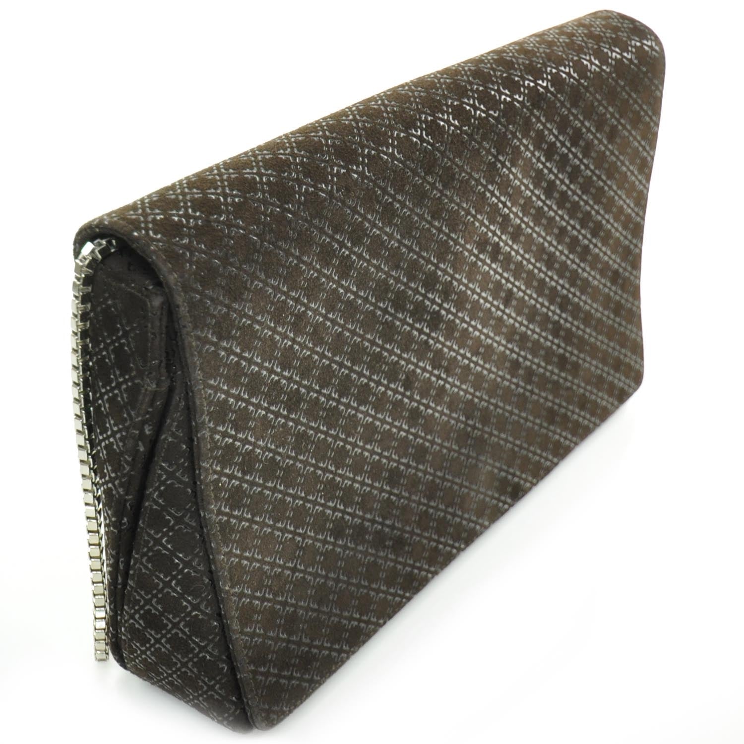 FASHIONPHILE SALVATOREFERRAGAMOSuedeChainBagBrown 4 of 8