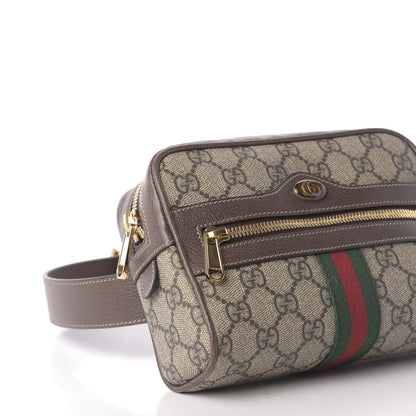 Gucci GG Supreme Monogram Web Small Ophidia Belt Bag 75 30 Dark Brown 6 of 10
