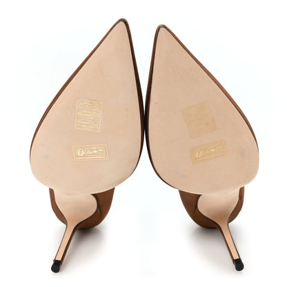 Jimmy Choo Satin Love 85 Pumps 38 Bronze 6 of 9