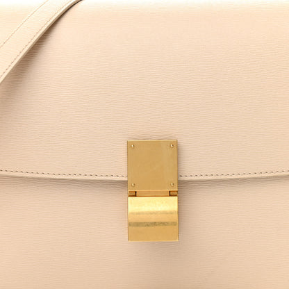 Celine Liege Calfskin Medium Classic Box Flap Bag Powder 8 of 10