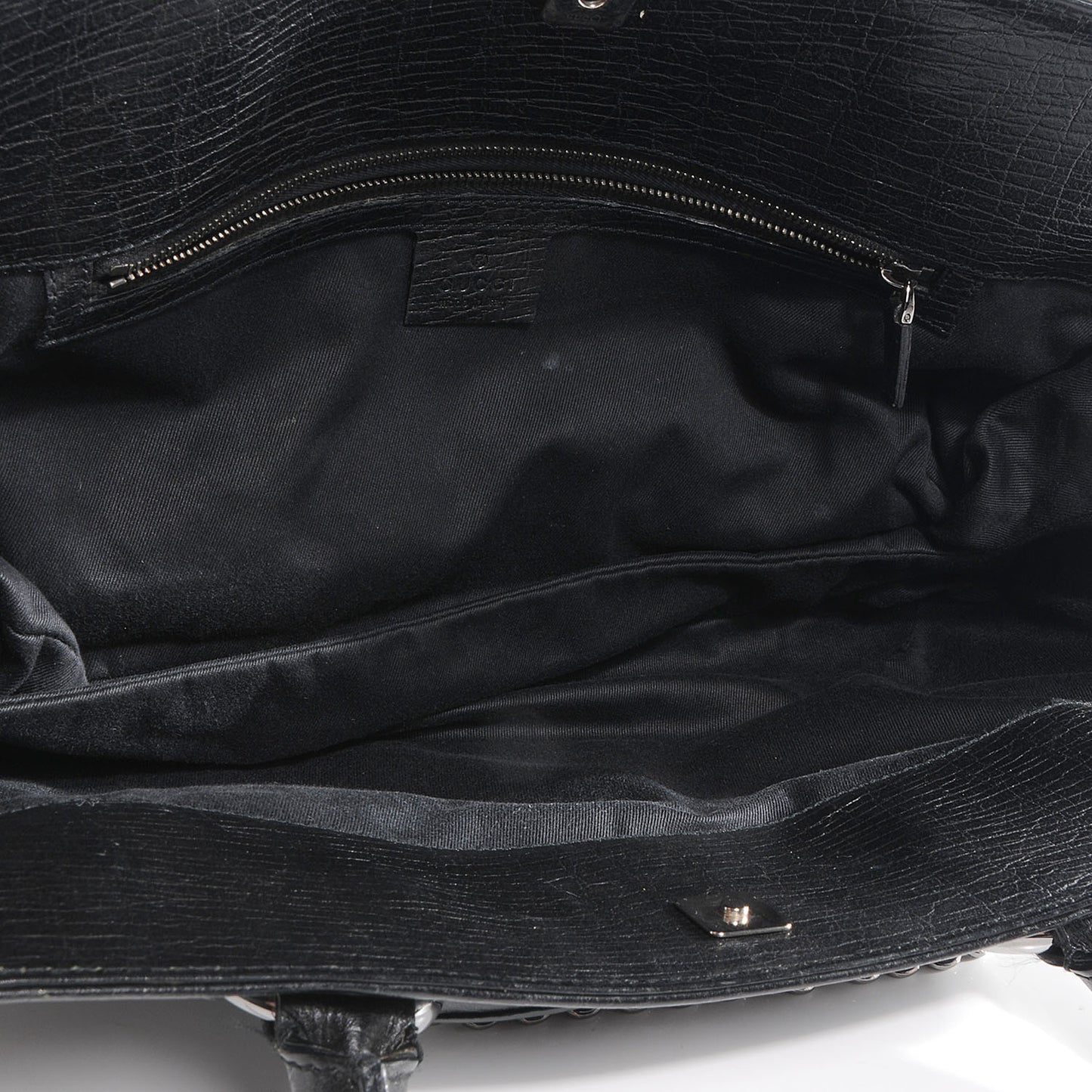 Monogram Horsebit Chain Shoulder Bag Black